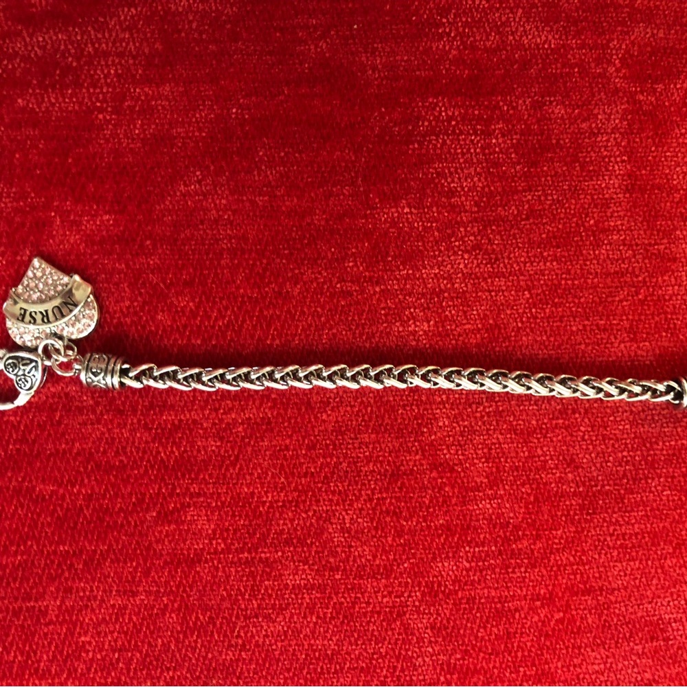 Silver Heart Nurse Charm Bracelet - Picture 5 of 8